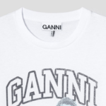 GANNI Basic Jersey Duckie Relaxed T-Shirt - White
