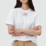 GANNI Basic Jersey Collage Relaxed T-shirt - Bright Whitе