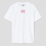 GANNI Basic Jersey Collage Relaxed T-shirt - Bright Whitе