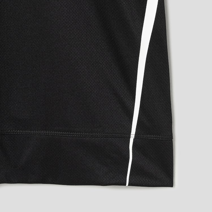 GANNI Future Mesh Oversized V-neck T-shirt - Black