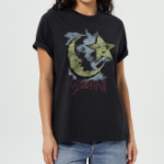 GANNI Basic Jersey Moonlight Relaxed T-Shirt - Ash