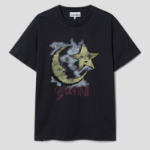 GANNI Basic Jersey Moonlight Relaxed T-Shirt - Ash