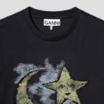 GANNI Basic Jersey Moonlight Relaxed T-Shirt - Ash