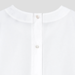 Theory Women Cotton Oversized Button Back Tee - White