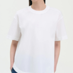 Theory Women Cotton Oversized Button Back Tee - White
