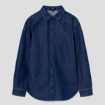 Theory Women Relaxed Denim Boyfriend Shirt - Indigo
