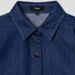 Theory Women Relaxed Denim Boyfriend Shirt - Indigo