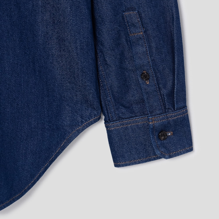 Theory Women Relaxed Denim Boyfriend Shirt - Indigo