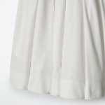 COS Pleated Zip-Up Cotton Mini Dress