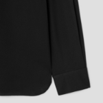 Theory Women Silk Georgette Straight Fit Shirt - Black