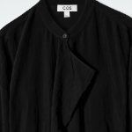 COS Draped Belted Midi Dress