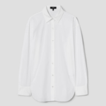 Theory Women Cotton Boyfriend Shirt - White