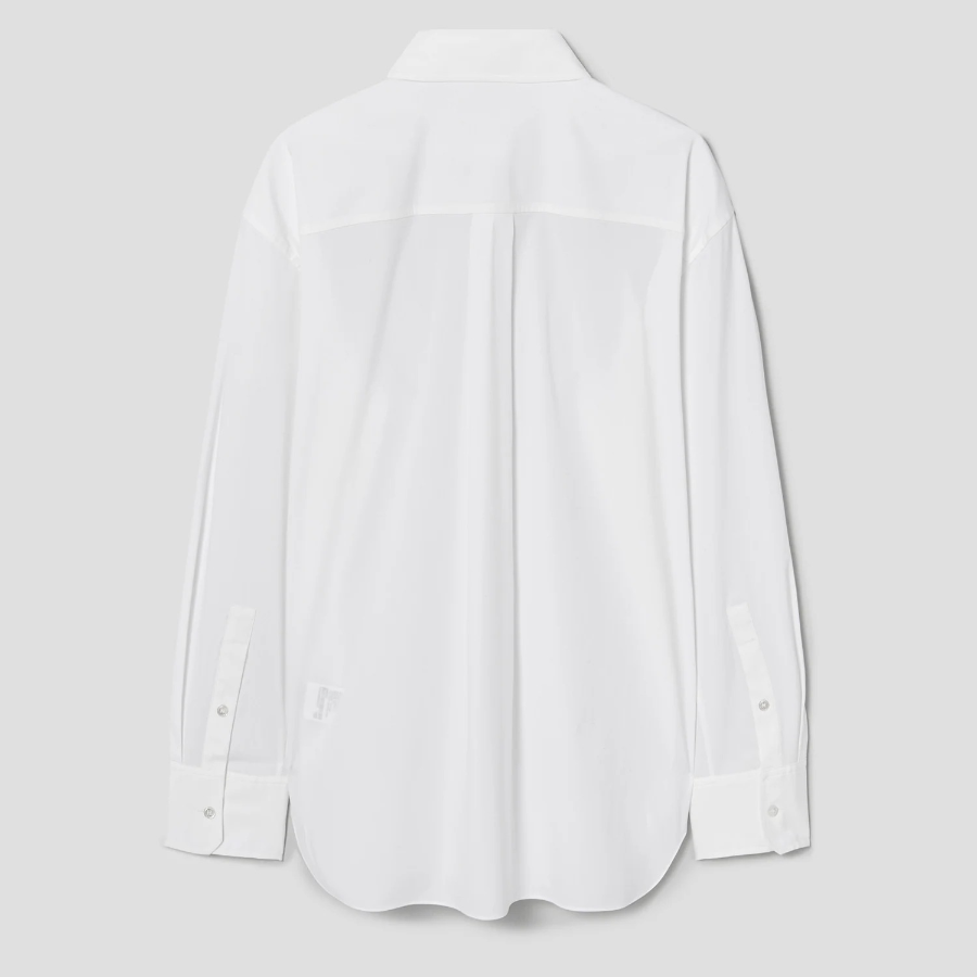 Theory Women Cotton Boyfriend Shirt - White