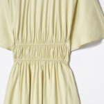COS Gathered Open-Back Midi Dress