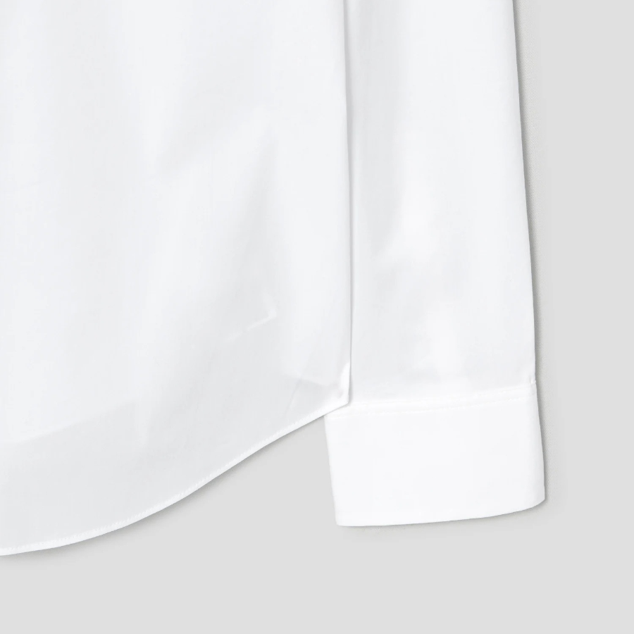 Theory Women Cotton Semi-Fitted Shirt - White