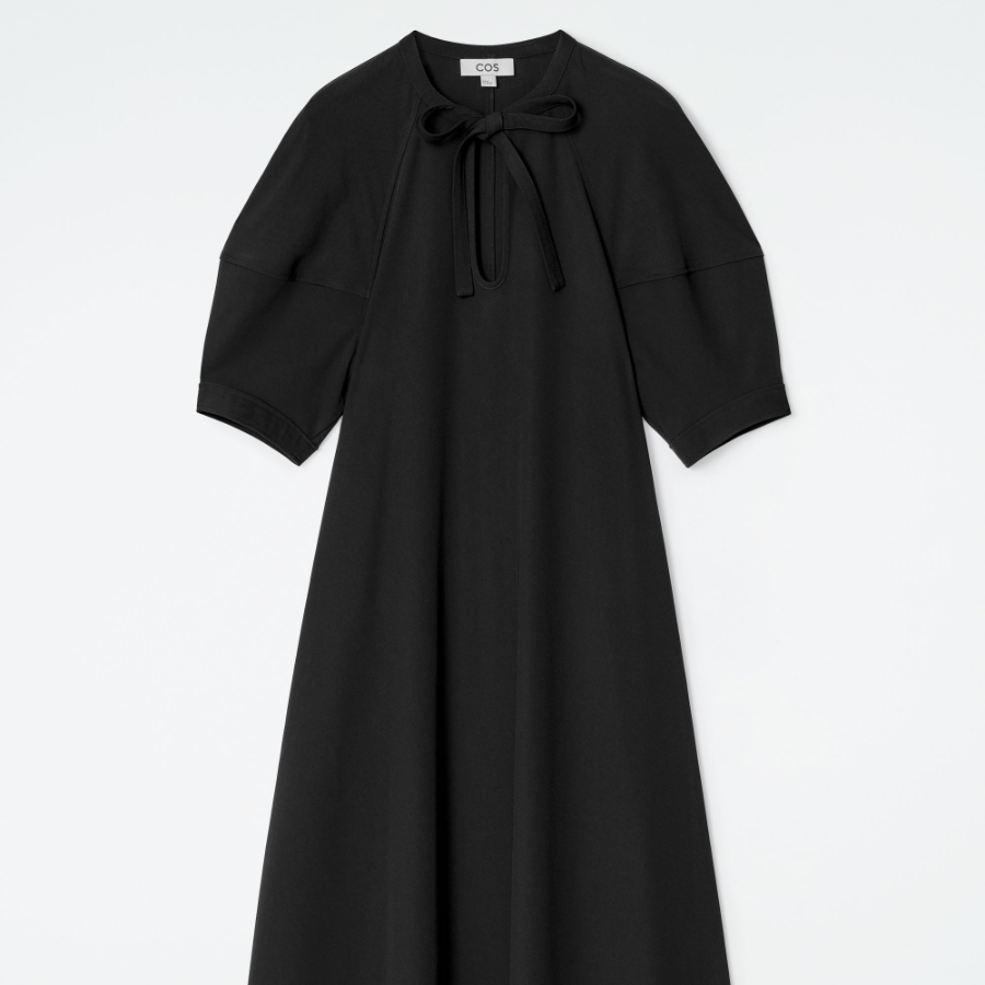 COS Tie-Detail Midi Dress