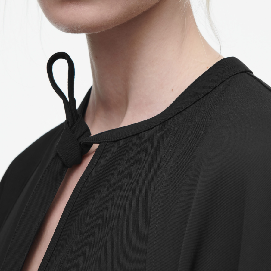COS Tie-Detail Midi Dress