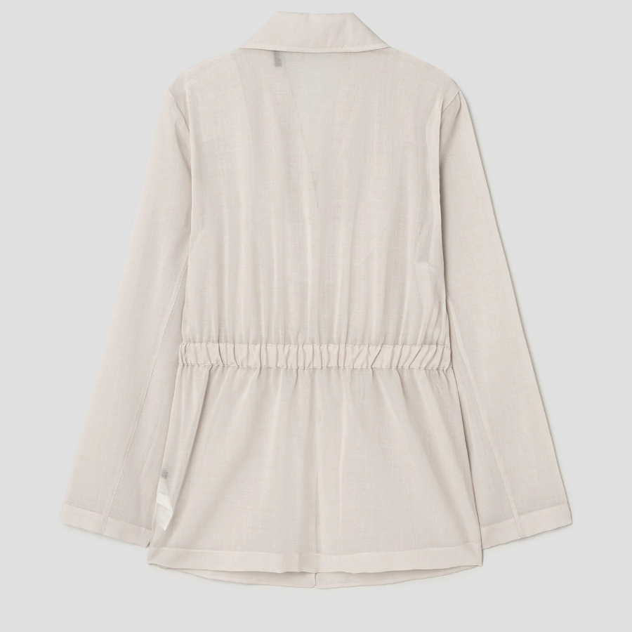 Theory Women Lightweight Wool Cinch Waist Jacket - Sand