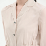 Theory Women Lightweight Wool Cinch Waist Jacket - Sand