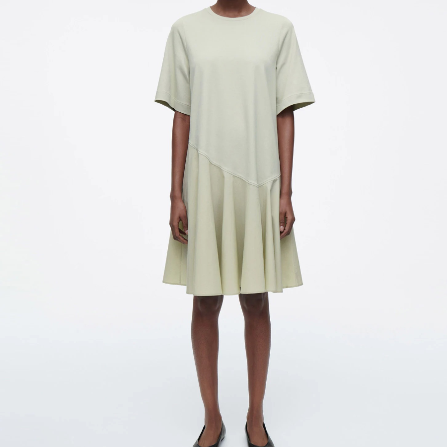COS Asymmetric Mini T-Shirt Dress