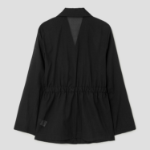 Theory Women Lightweight Wool Cinch Waist Jacket - Black