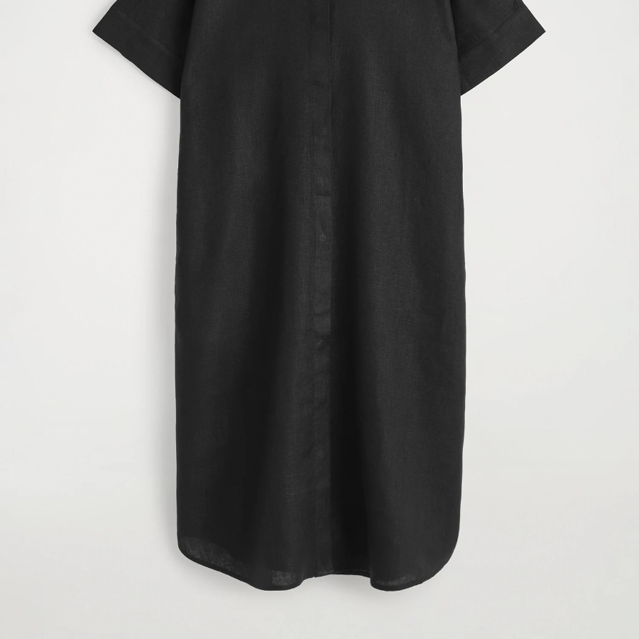 COS Linen Maxi Shirt Dress