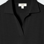 COS – Merino Wool Polo Dress Black