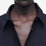 COS – Relaxed Cotton Shirt Dress Navy