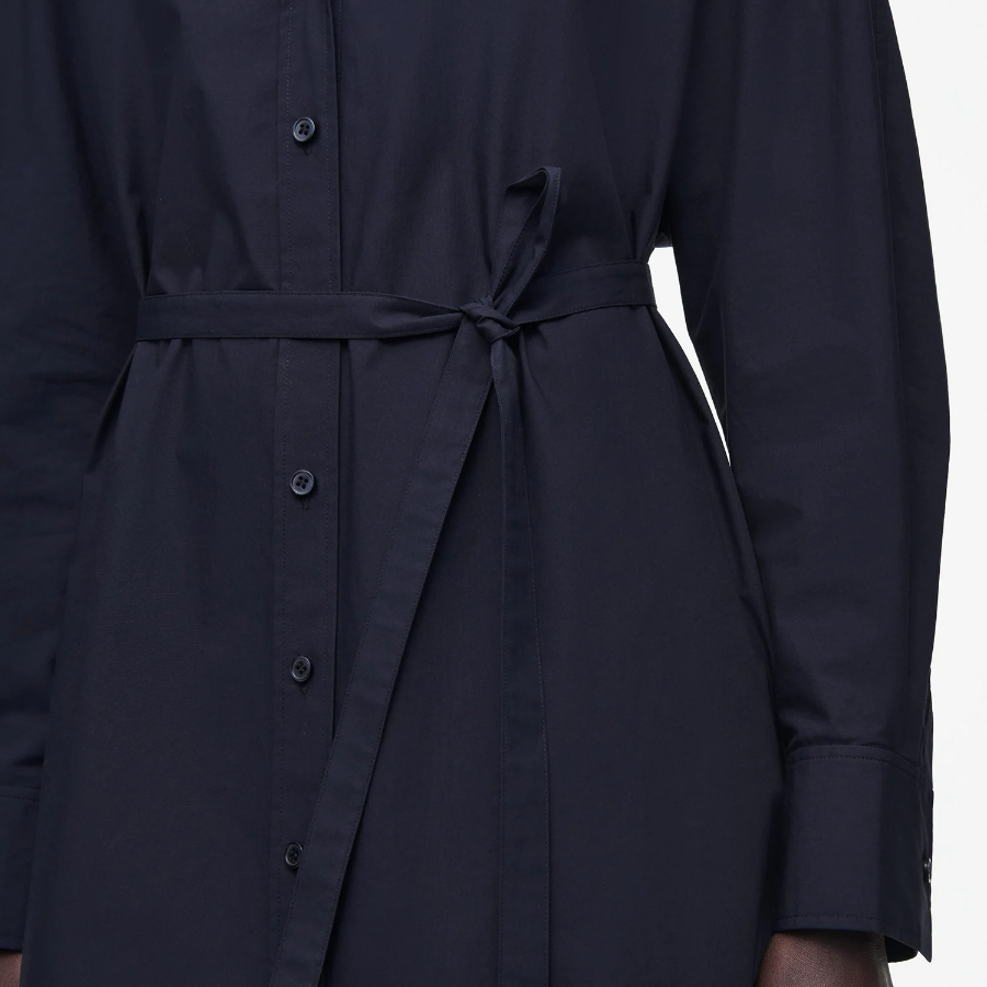 COS – Relaxed Cotton Shirt Dress Navy