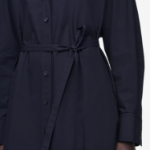 COS – Relaxed Cotton Shirt Dress Navy