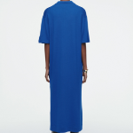 COS – Merino Wool Polo Dress Cobalt