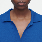 COS – Merino Wool Polo Dress Cobalt