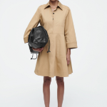 COS – Cotton Utility Shirt Dress Beige