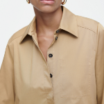 COS – Cotton Utility Shirt Dress Beige