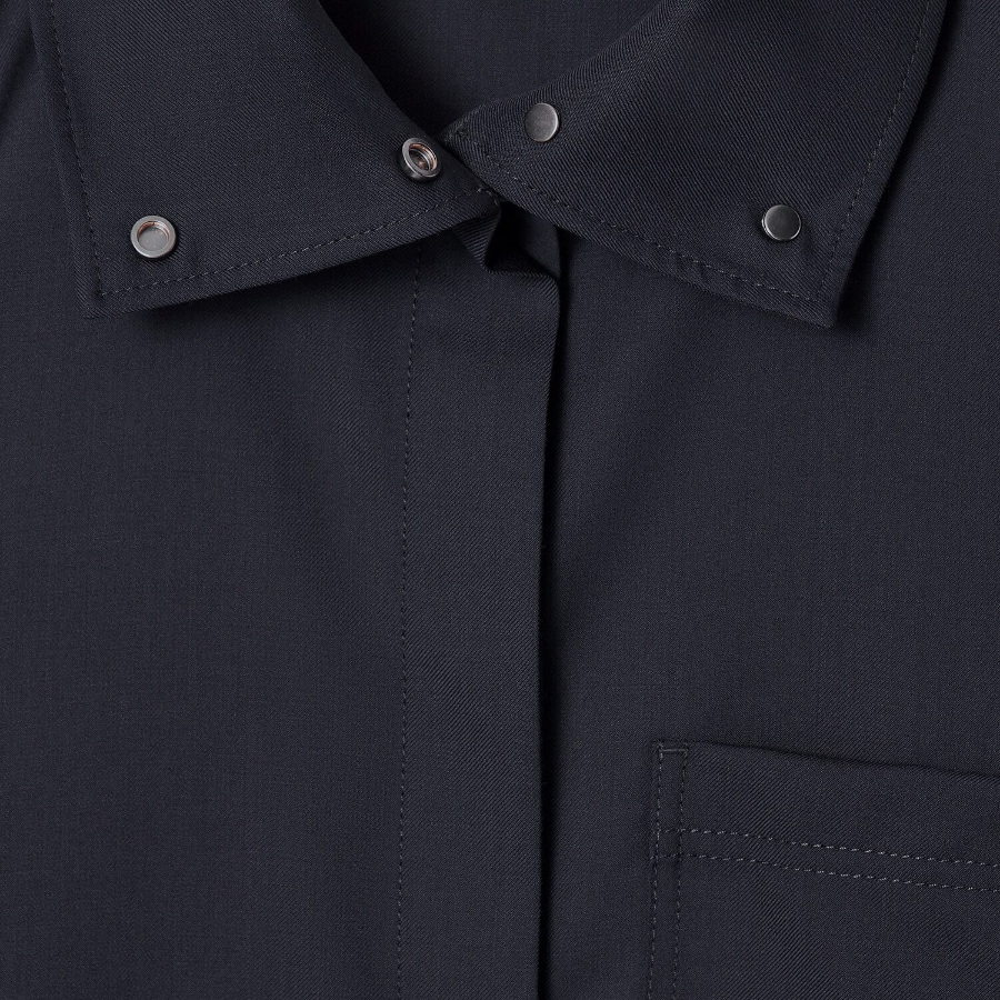 COS – Wool Shirt Dress Navy