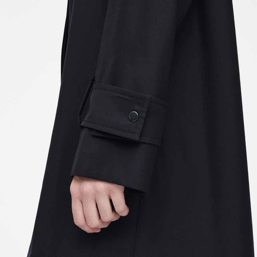 COS – Wool Shirt Dress Navy