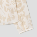 KUHO Open Collar Blouse - Beige