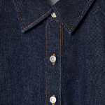 COS – A-Line Denim Mini Shirt Dress Dark Blue