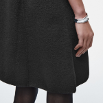 COS – Panel Wool Shift Dress Black