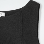 COS – Panel Wool Shift Dress Black