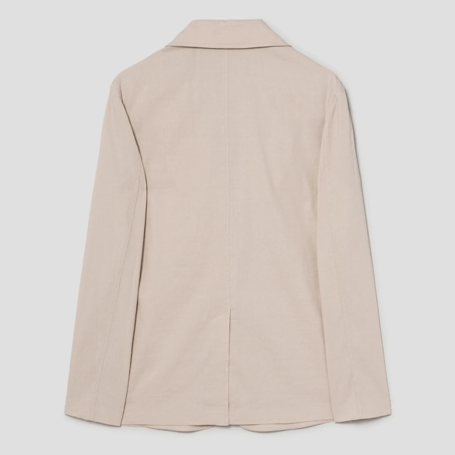 Theory Women Good Crunch Relaxed Patch Jacket - Straw