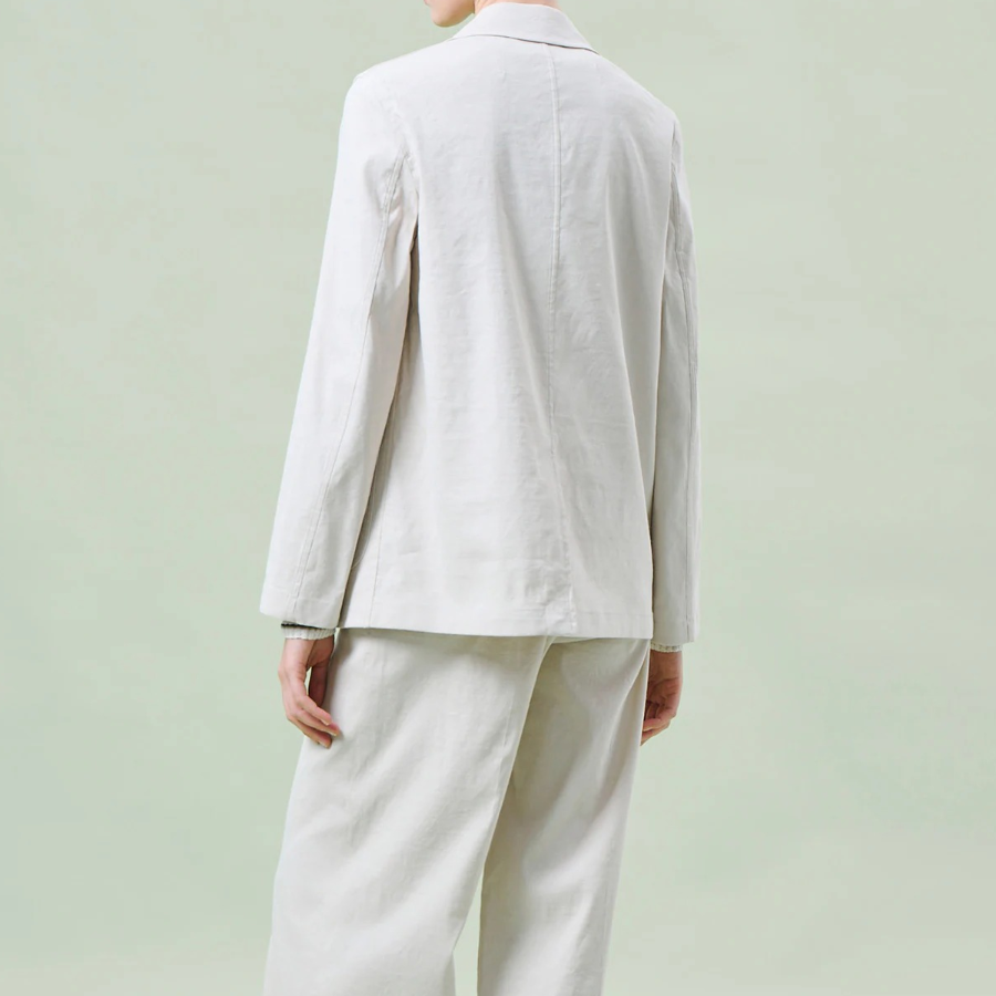 Theory Women Good Crunch Relaxed Patch Jacket - Straw