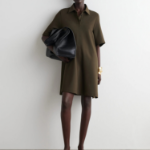 COS – Jersey Polo Mini Dress Khaki