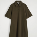 COS – Jersey Polo Mini Dress Khaki
