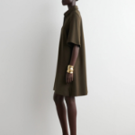 COS – Jersey Polo Mini Dress Khaki