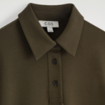COS – Jersey Polo Mini Dress Khaki
