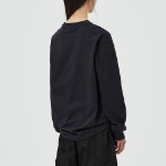 GANNI Basic Cotton Teddy Long Sleeve T-shirt - Ash