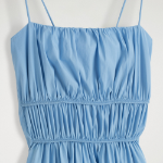 COS Gathered Cotton Midi Dress