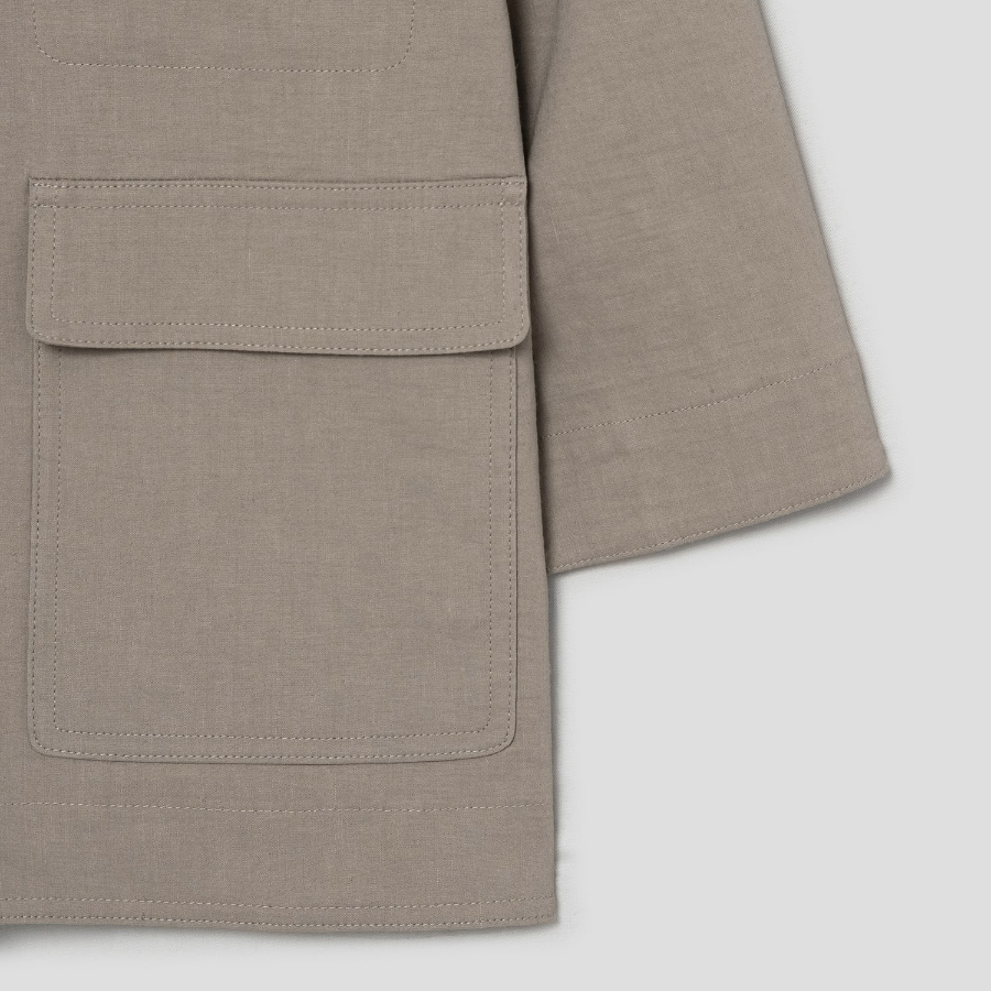 Theory Women Good Crunch Casual Jacket - Soft Taupe