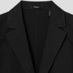 Theory Women Good Crunch Relaxed Patch Jacket - Black